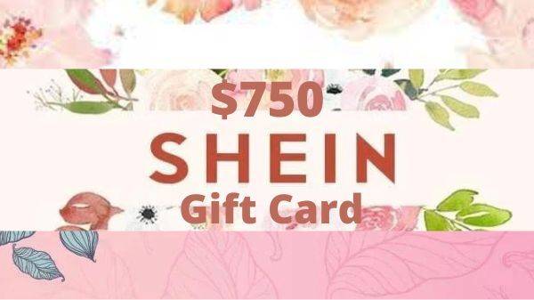 $750 shein gift card,