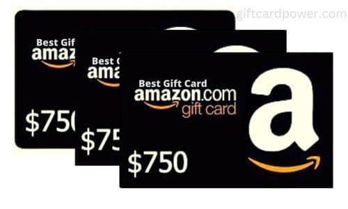 $750 Amazon Gift Card Codes