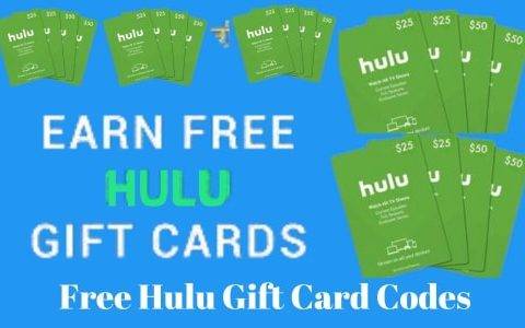 Free Hulu Gift Card Codes
