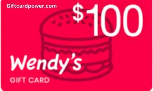 $100 Wendy's Gift Card