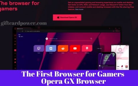Gamers Opera GX Browser