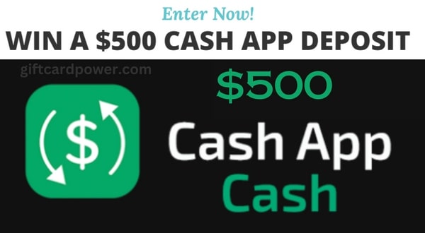Win $500 Cash App Gift Card