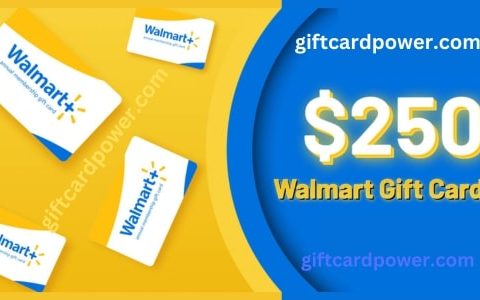 250 Walmart Gift Card Offer