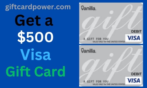 500 Visa Gift Card