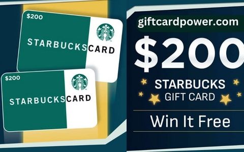 200 Starbucks Gift Card