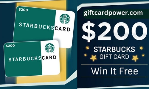 200 Starbucks Gift Card