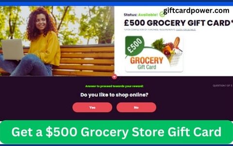 Grocery Store Gift Card