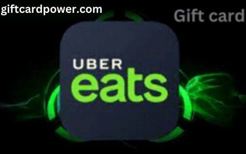 Uber Eats gift card code 1