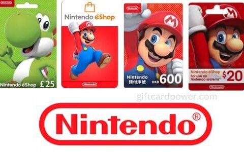 Unused Nintendo Gift Card Codes