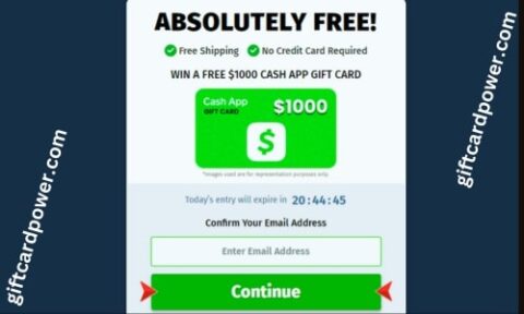 Win a $1,000 Cash App Gift Card