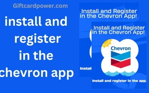 install and register in the chevron app