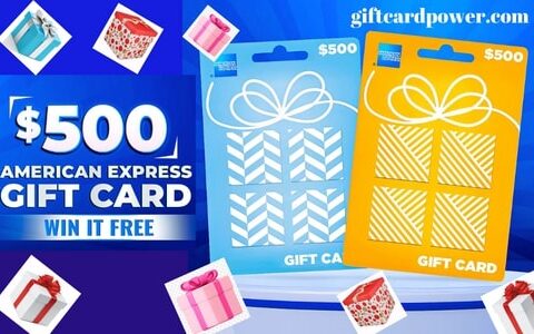 $500 American Express Gift Card