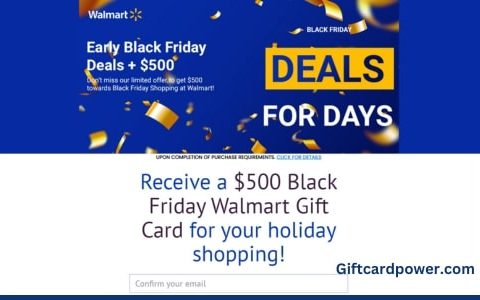 $500 Walmart Gift Card