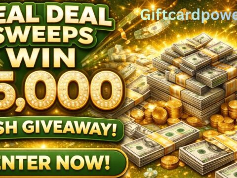 Real Deal Sweeps- Win $5,000 Cash Giveaway!