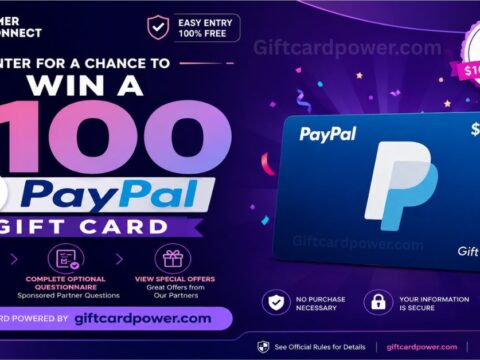 $100 PayPal Gift Card